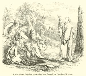 Een Christelijke Gevangene predikt het Evangelie aan Heidense Britten door English School