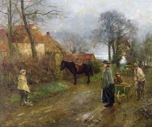 Een landweg door English School