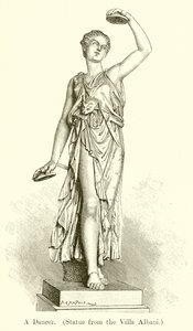 Een danseres (Standbeeld uit de Villa Albani) door English School