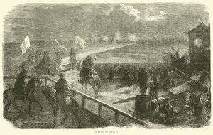 Een witte vlag, december 1870 door English School