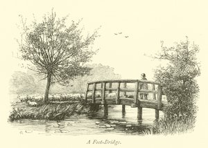 Een voetbrug door English School