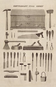 Gereedschapskist van een heer, uit de catalogus van Cutler & Co.