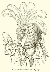 Een hoofdtooi in 1777