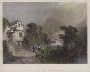 Een molen op de Llanberris door English School