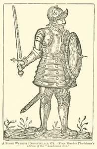 Een Noorse Krijger, Ingolfir, AD 874 door English School