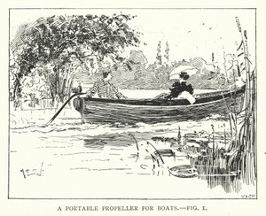 Een Draagbare Propeller voor Boten