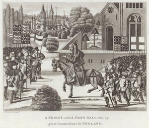 Een Priester genaamd John Ball veroorzaakt Grote Onrusten in Engeland