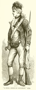 Een Echte Amerikaanse Schutter, 1774 door English School