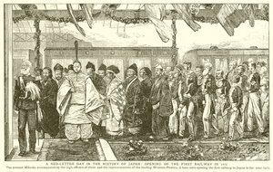 Een gedenkwaardige dag in de geschiedenis van Japan: Opening van de eerste spoorlijn in 1872
