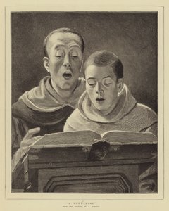 Een repetitie (gravure)
