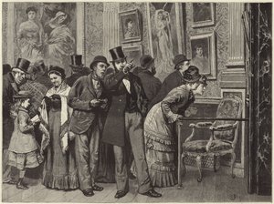 Een zondagmiddag in een kunstgalerij