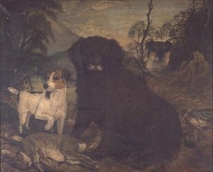 Een Waterspaniël en Twee Jack Russells bij de Dagelijkse Buit door English School