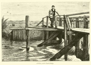 Een Stuw met Vaste Brug