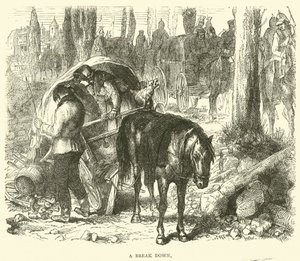 Een pech, november 1870 door English School