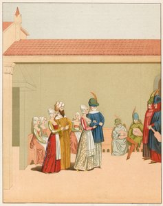 Een carnavalscène, 15e eeuw