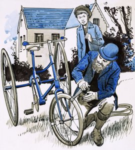 Een tuinslang zorgde voor een soepele fietstocht voor John Dunlop