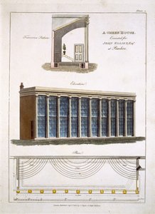 Een kas voor John Elliott in Pimlico, Londen, 1806 door English School