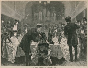 Een haardracht tentoonstelling