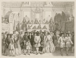 Een loterij; circa 1750 door English School