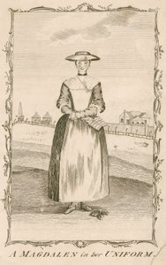 Een Magdalena in haar uniform door English School