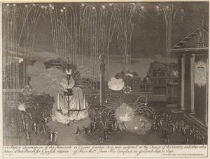 Een perfecte beschrijving van het vuurwerk in Covent Garden door English School