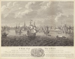 Een zuidoostelijk uitzicht op Londen door English School