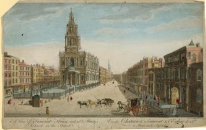 Een uitzicht op Somerset House en St. Mary