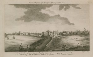 Een uitzicht op Wandsworth vanaf Mr. Van Necks