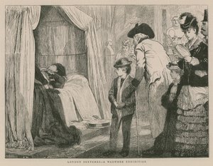Een wassenbeelden tentoonstelling