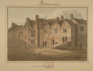Abdij van St Saviour, Bermondsey, 1809 door English School