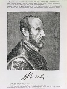 Abraham Ortelius illustratie uit Volume IV van 