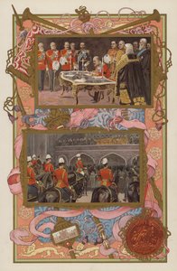 Toetreding van koning Edward VII: ondertekening van de proclamatie; de proclamatie wordt gemaakt