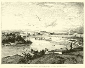 Acqua Acetosa in de Romeinse Campagna, kijkend naar de berg Soracte door English School