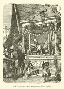 Acquajolo, ijswater- en sinaasappelwinkel, Napels