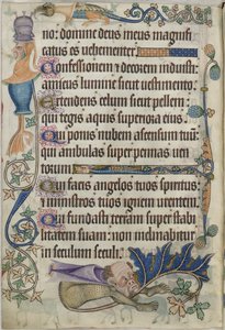 Psalm 103, met grotesken, uit de 