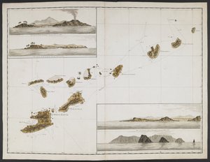 Tweeëntwintig kaarten, uitzichten op kapen, enz., genomen tijdens de reis van kapitein Cook in de Resolution door de Stille en Zuidelijke Oceaan