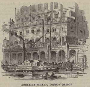Adelaide Wharf, London Bridge door English School