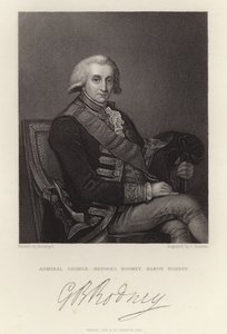 Admiraal George Brydges Rodney door English School