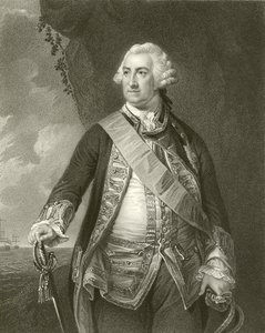 Admiraal Lord Hawke door English School