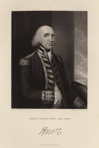 Admiraal Richard Howe door English School