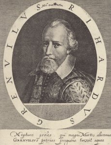 Admiraal Sir Richard Grenville door English School