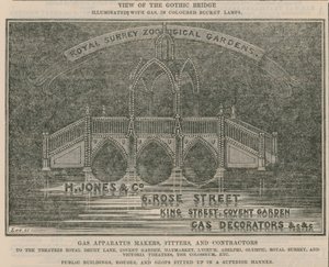 Advertentie voor H Jones & Co, 6 Rose Street, King Street, Covent Garden door English School