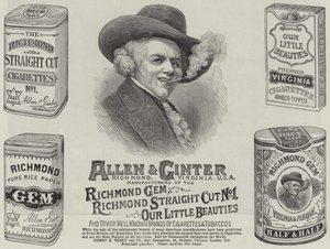 Advertentie, Allen en Ginter