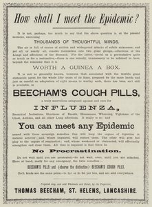 Advertentie, Beecham