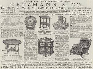 Advertentie, Oetzmann en Company door English School