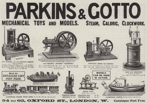 Advertentie, Parkins en Gotto