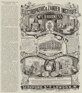 Advertentie, The Medical Battery Company door English School