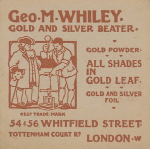 Advertentie voor George M Whiley door English School