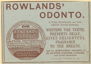 Advertentie voor Rowlands Odonto door English School