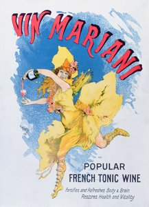 Advertentie voor Vin Mariani uit Theatre magazine, 1901 door English School